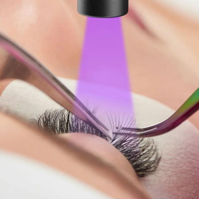 UV Lamp For Eyelash Extensions Black/White