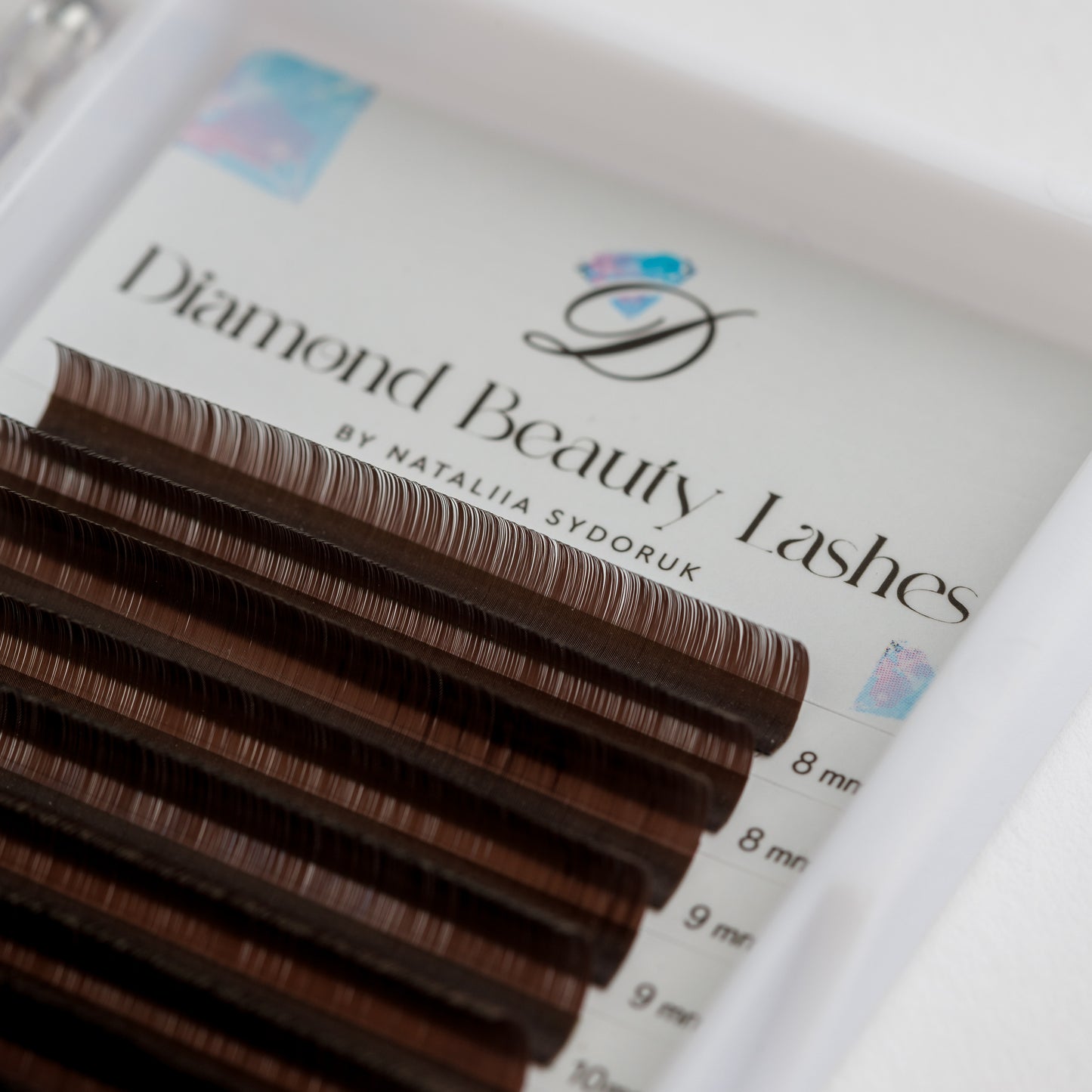 Brown eyelashes for extensions
