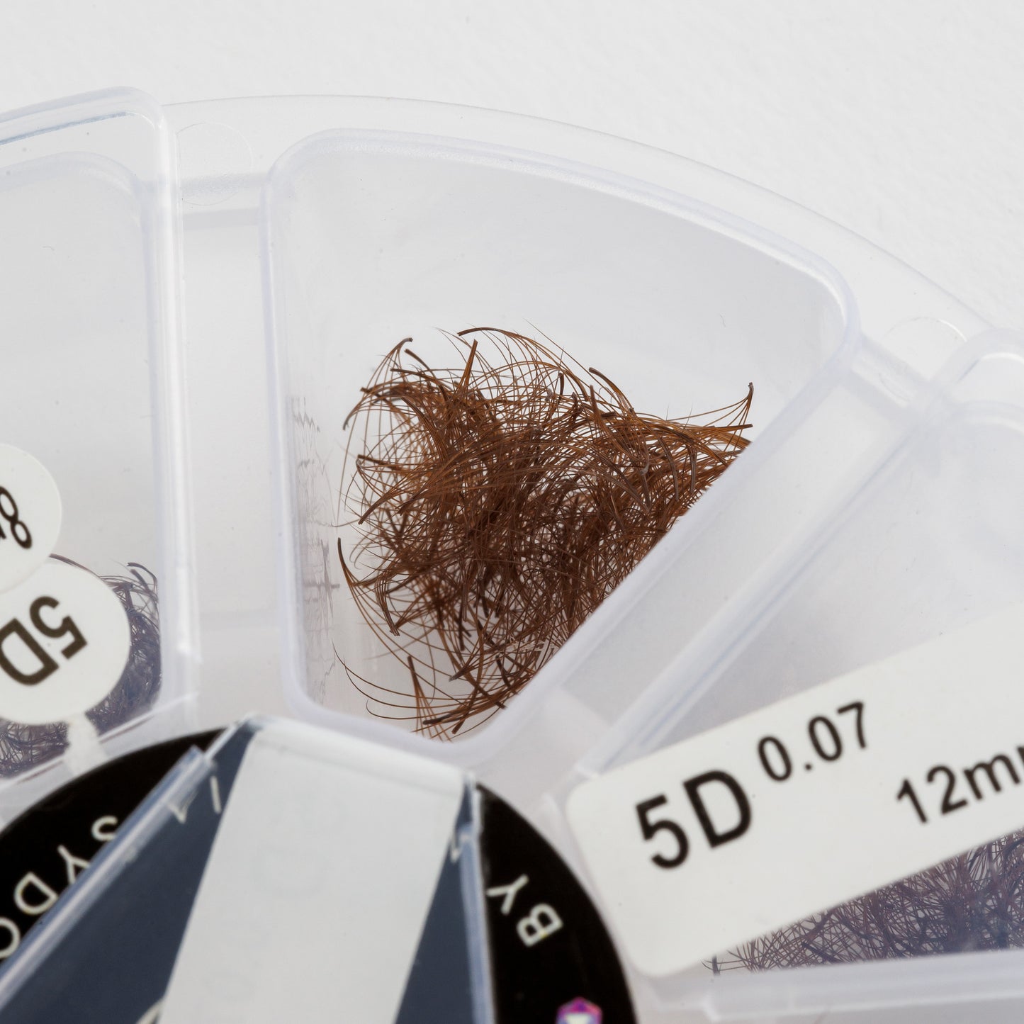 Brown MIX 5D Eyelashes for Extension