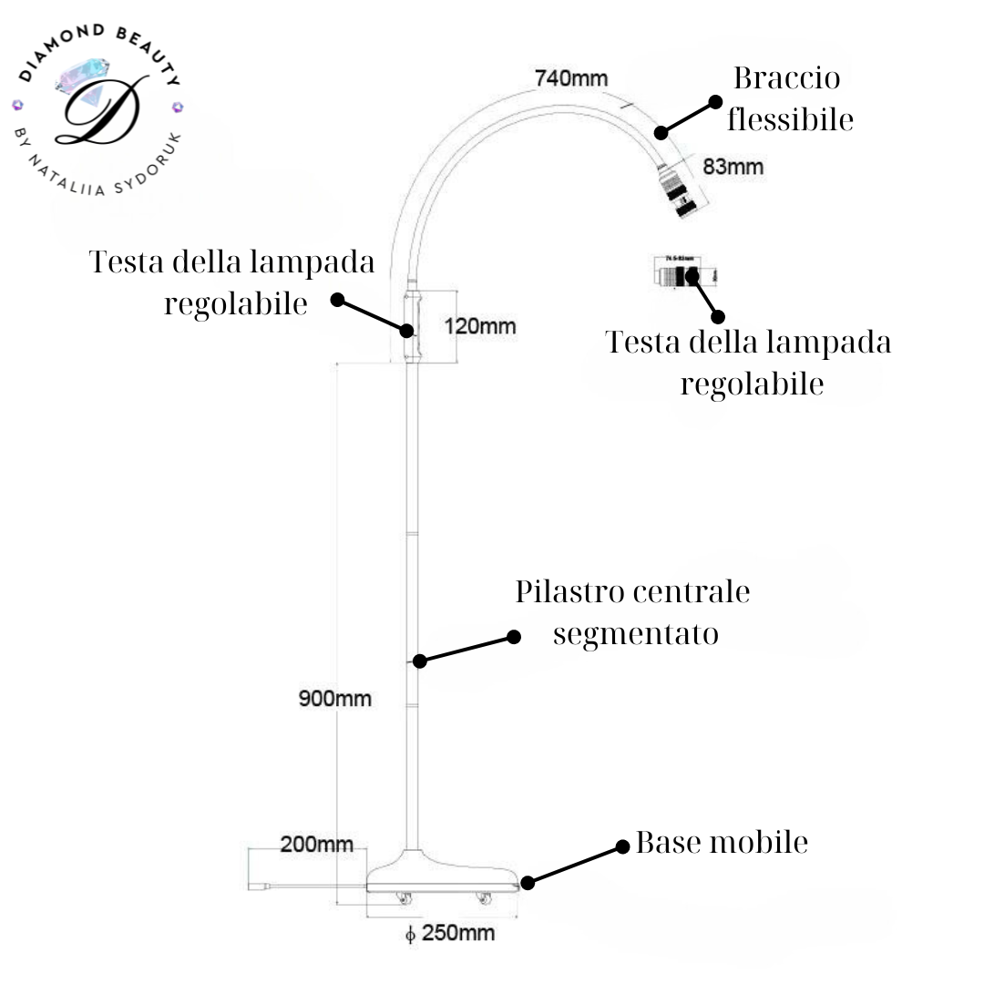 Novità del 2024: Lampada LED PRO MAX ROSA || Extension ciglia